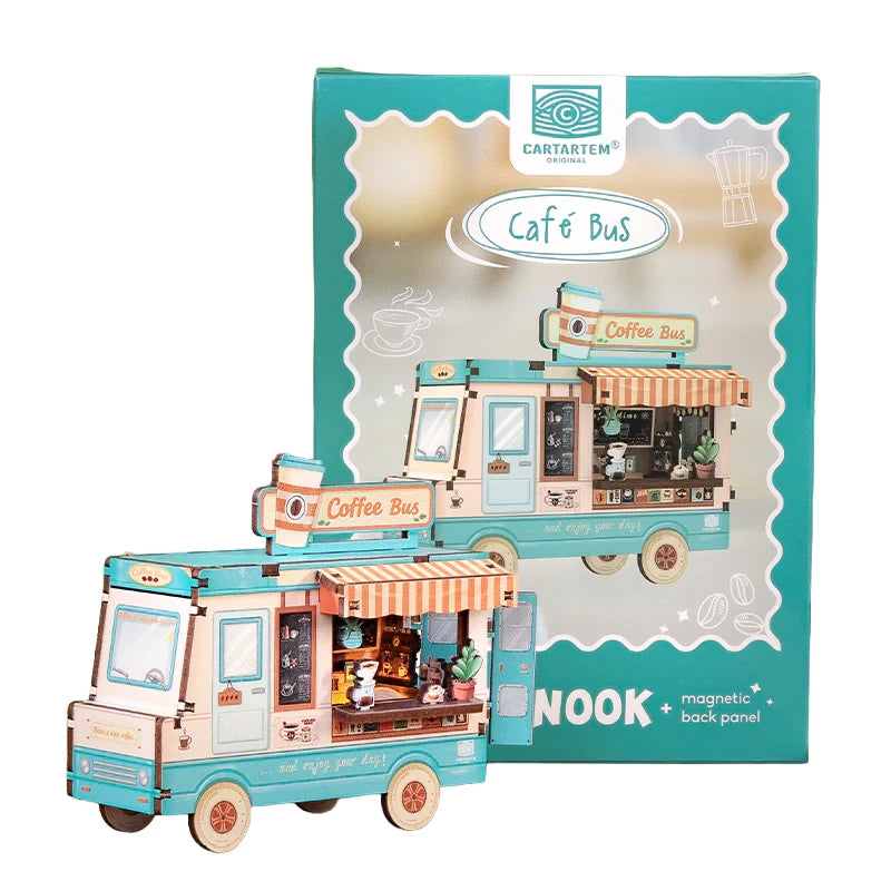 Café Bus Magnet - Bausatz