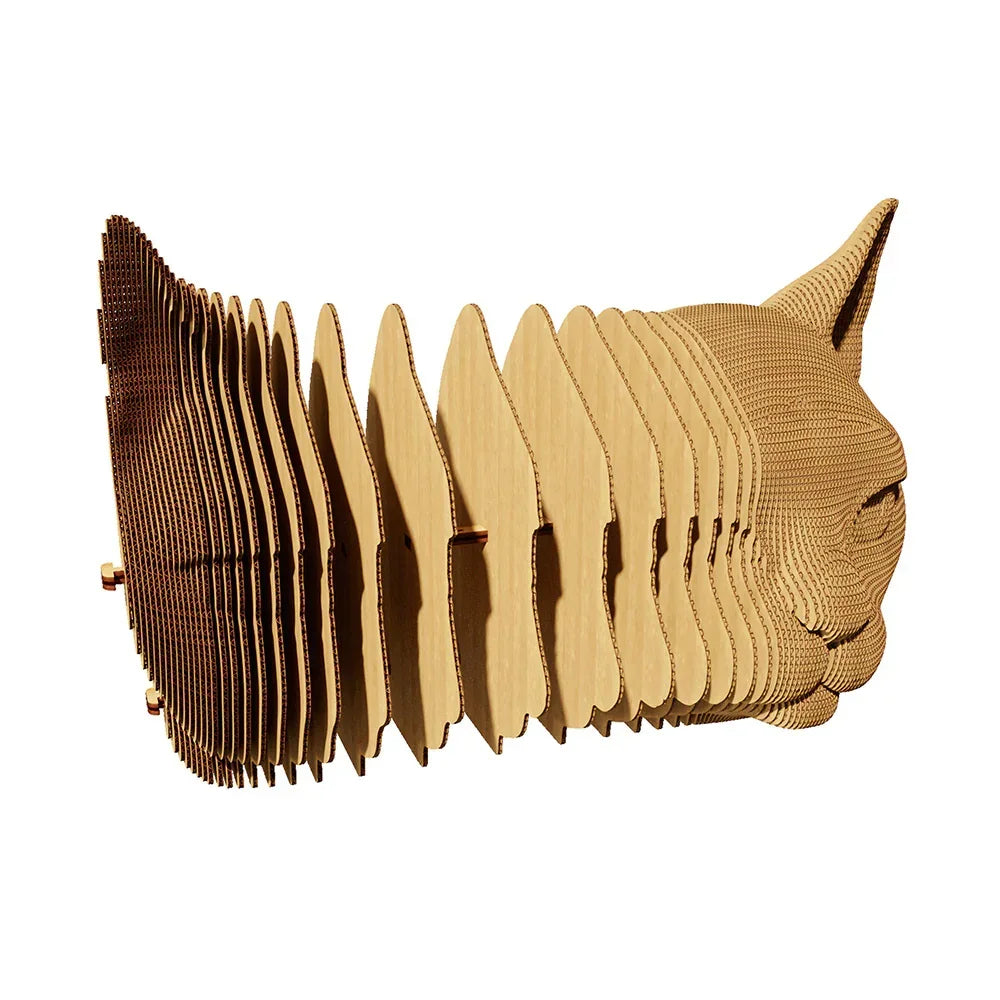 Chat - Modèle 3D en carton