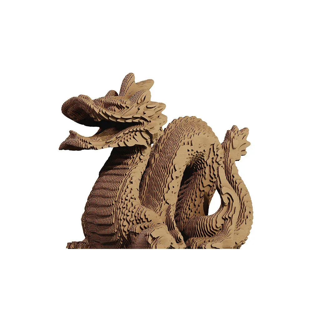 Dragon chinois - Modèle 3D en carton