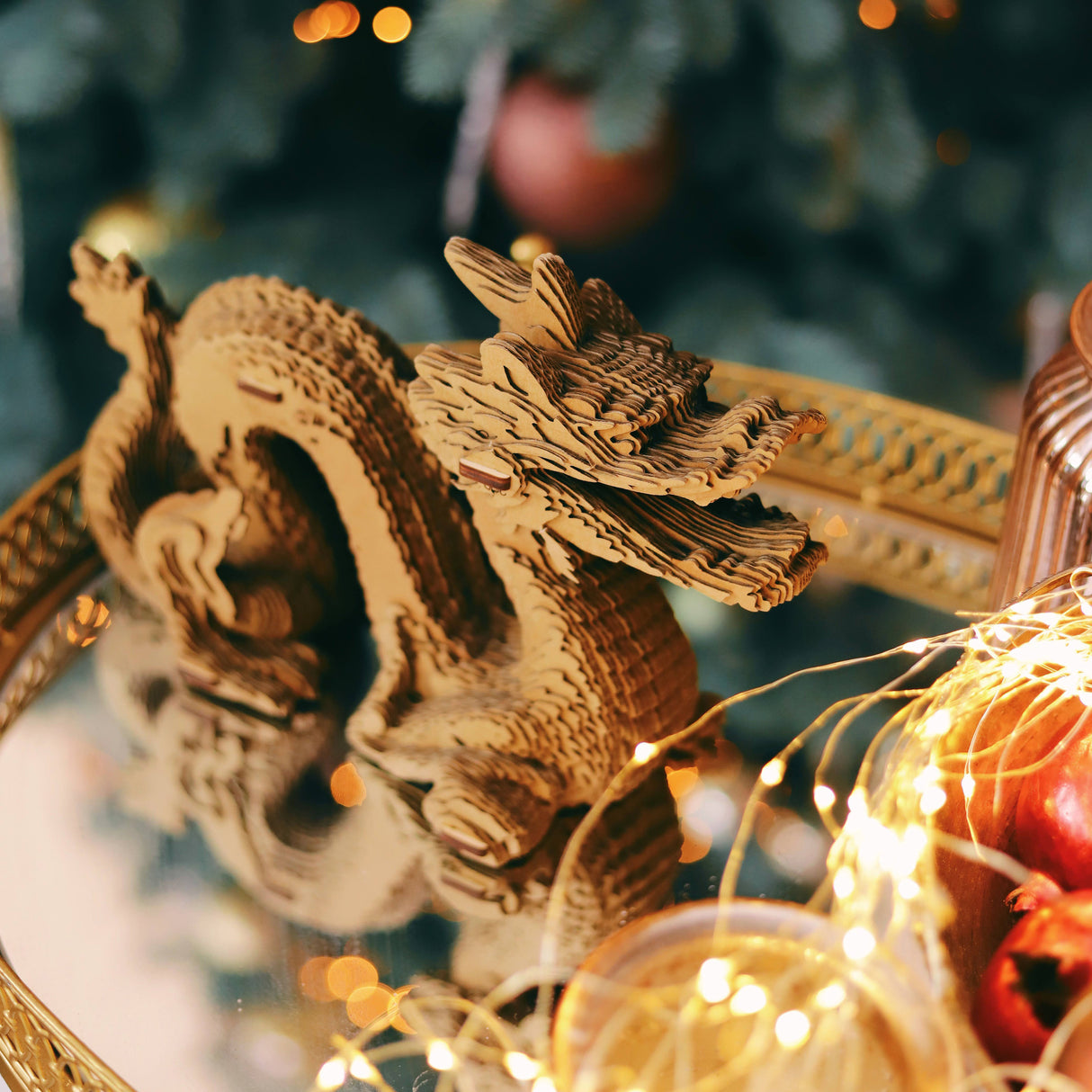 Chinesischer Drache - 3D Modell aus Karton