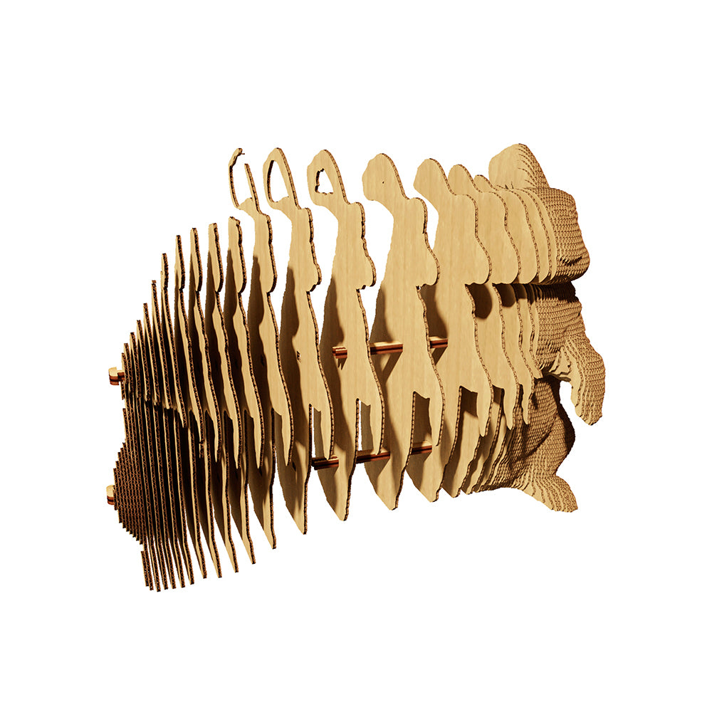 Hase - 3D Modell aus Karton