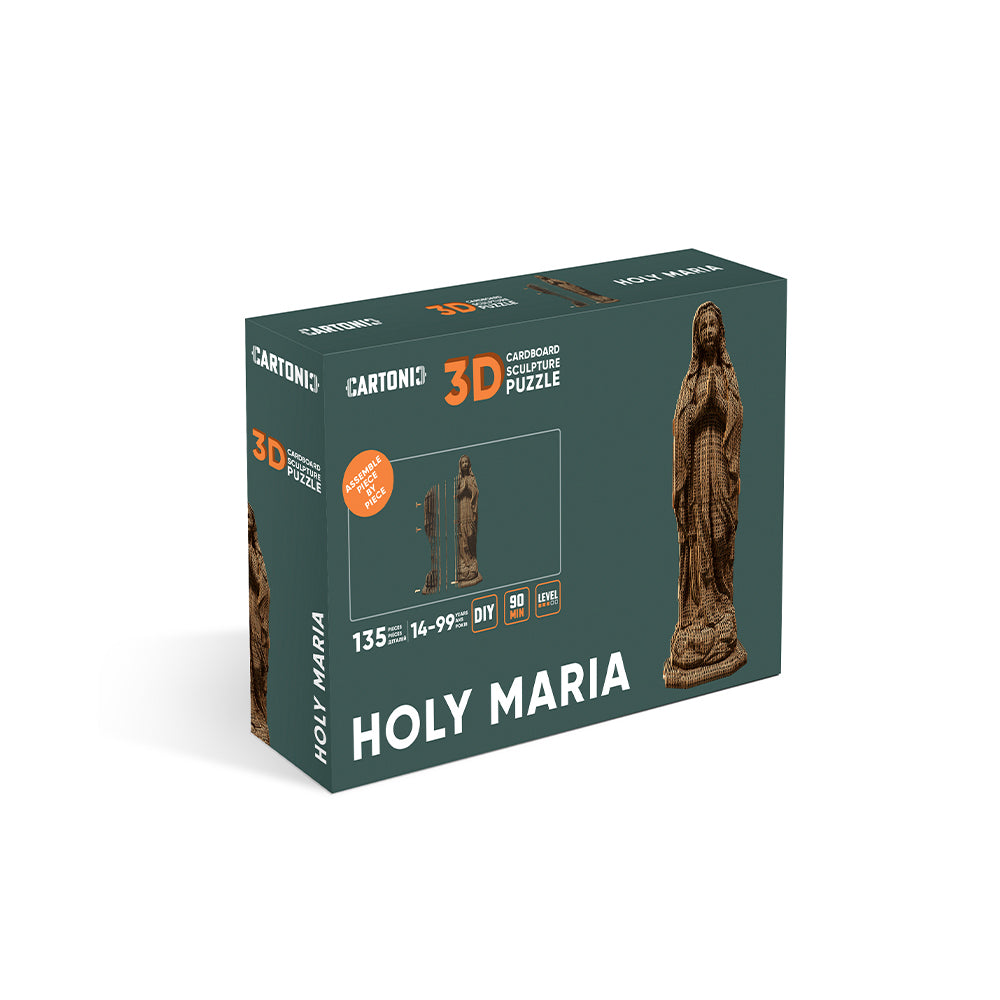 Heilige Maria - 3D Modell aus Karton