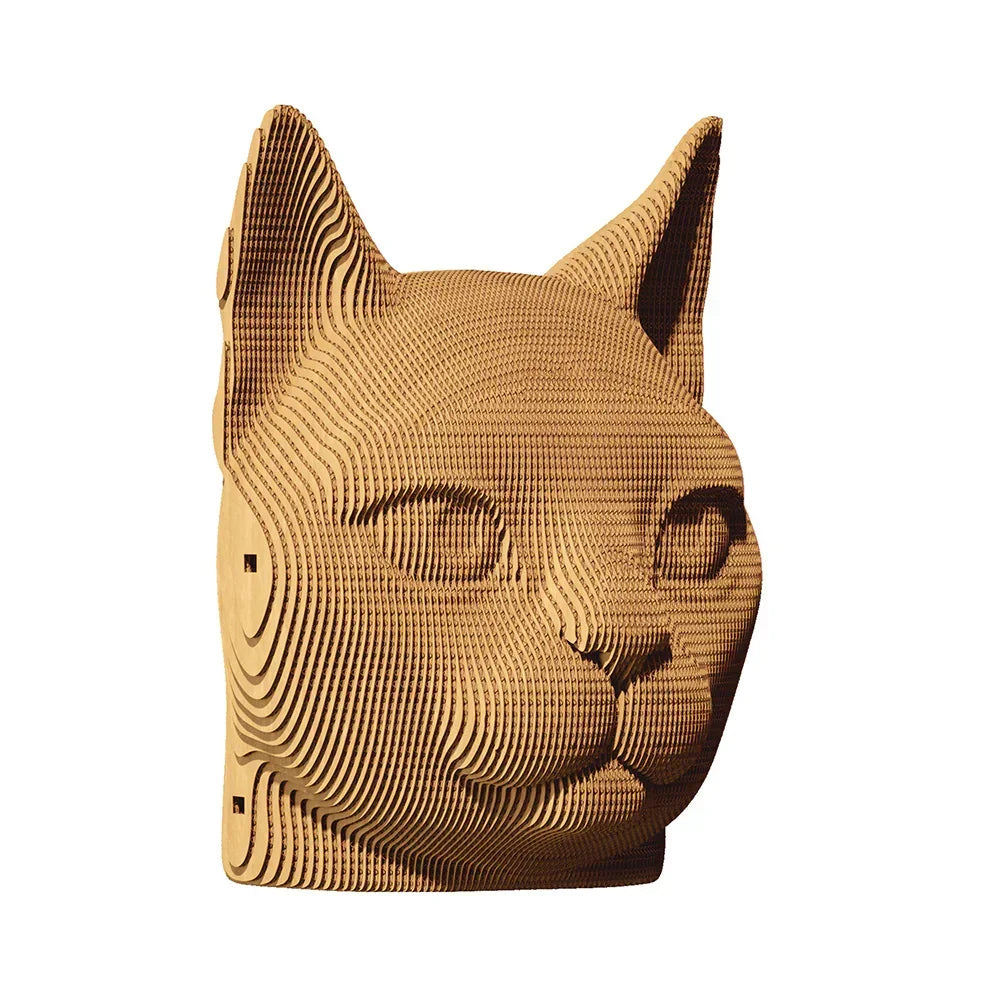Chat - Modèle 3D en carton