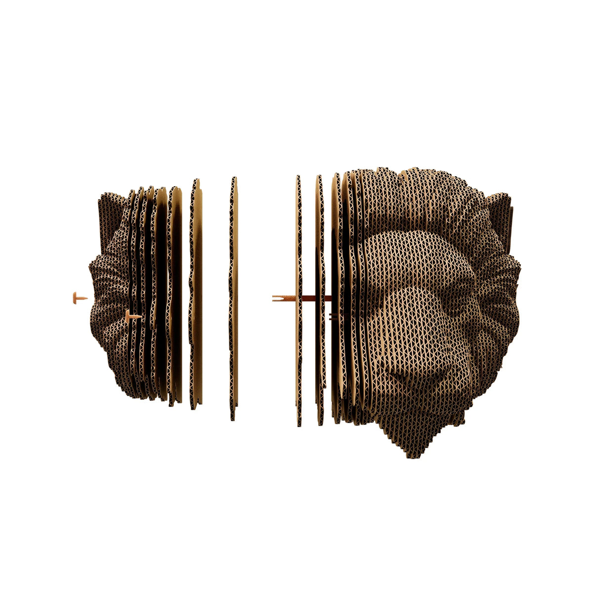 Lion - Modèle 3D en carton