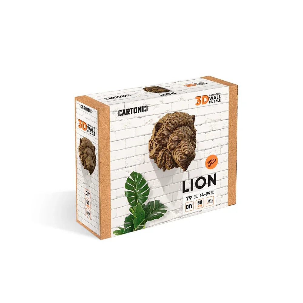 Lion - Modèle 3D en carton