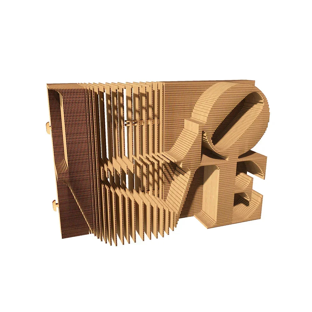 AMOUR - Maquette 3D en carton