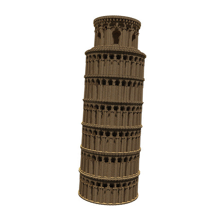 Schiefer Turm von Pisa - 3D Modell aus Karton