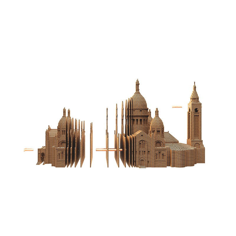 Sacré-Cœur de Montmartre - 3D Modell aus Karton