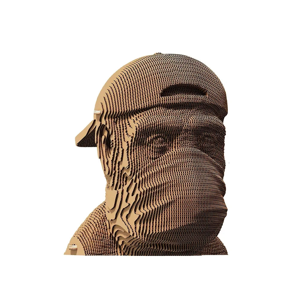 Singe « Ne dis rien de mal » - Maquette 3D en carton