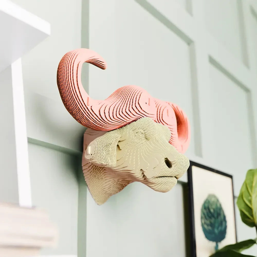 Bison - Modèle 3D en carton