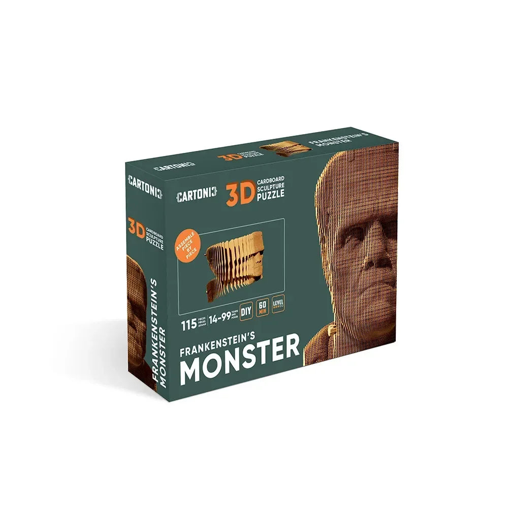Le monstre de Frankenstein - Maquette 3D en carton