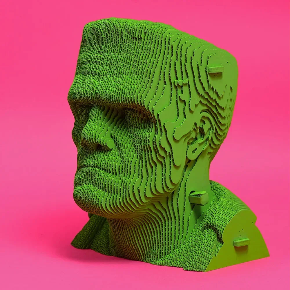 Le monstre de Frankenstein - Maquette 3D en carton