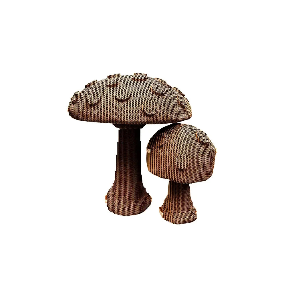 Champignons - Modèle 3D en carton