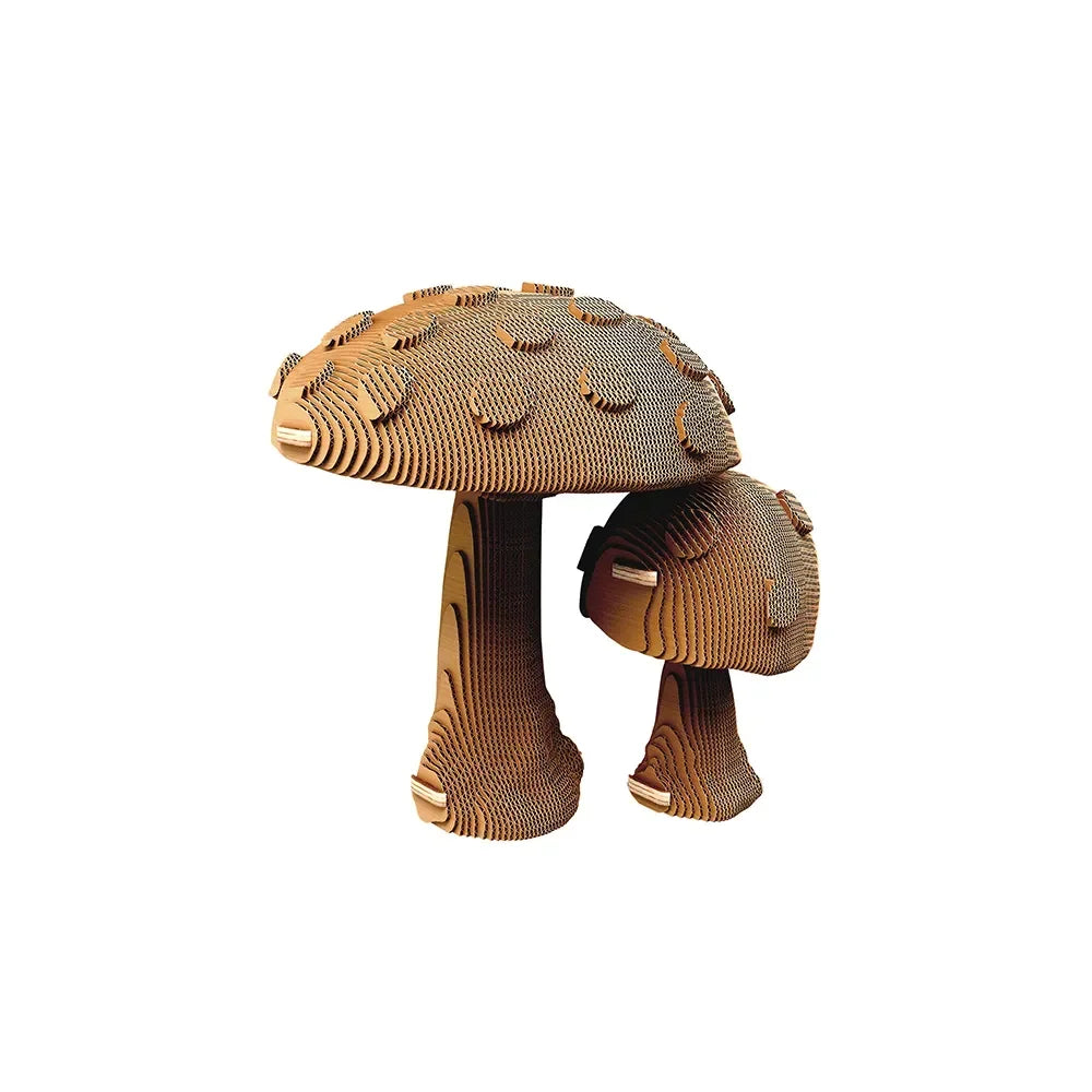 Champignons - Modèle 3D en carton