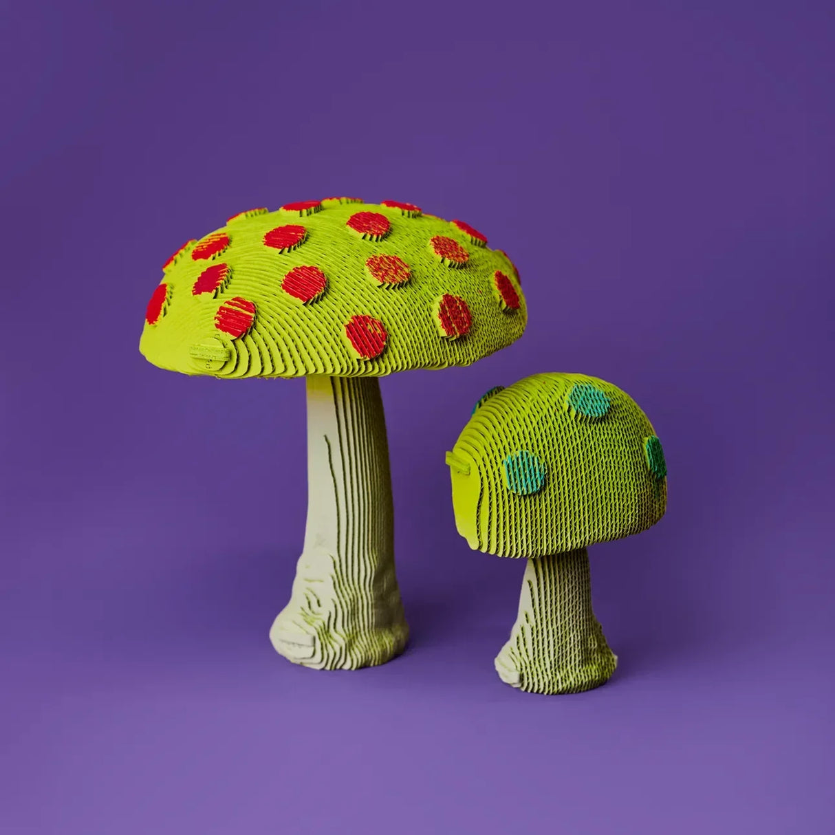 Champignons - Modèle 3D en carton