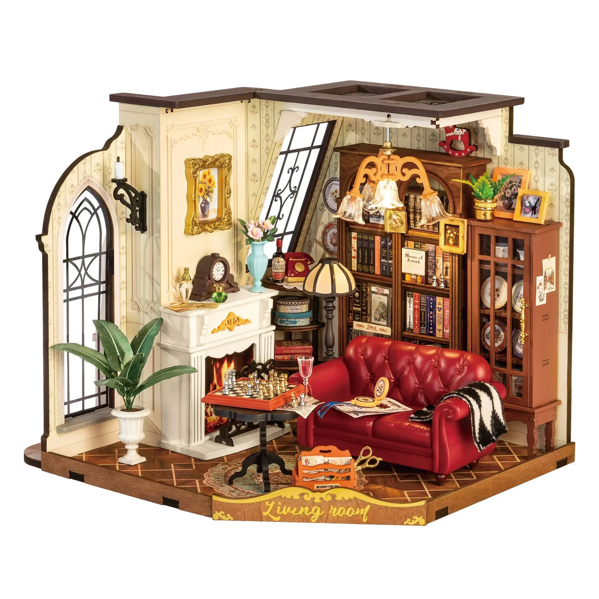 Le salon de Catherine - Maison miniature