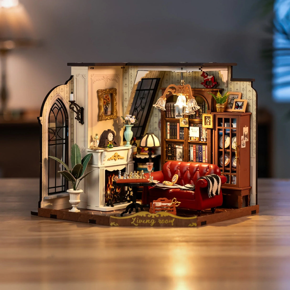 Le salon de Catherine - Maison miniature