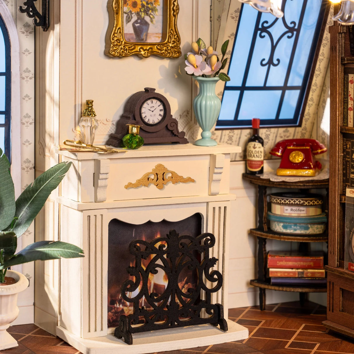 Le salon de Catherine - Maison miniature