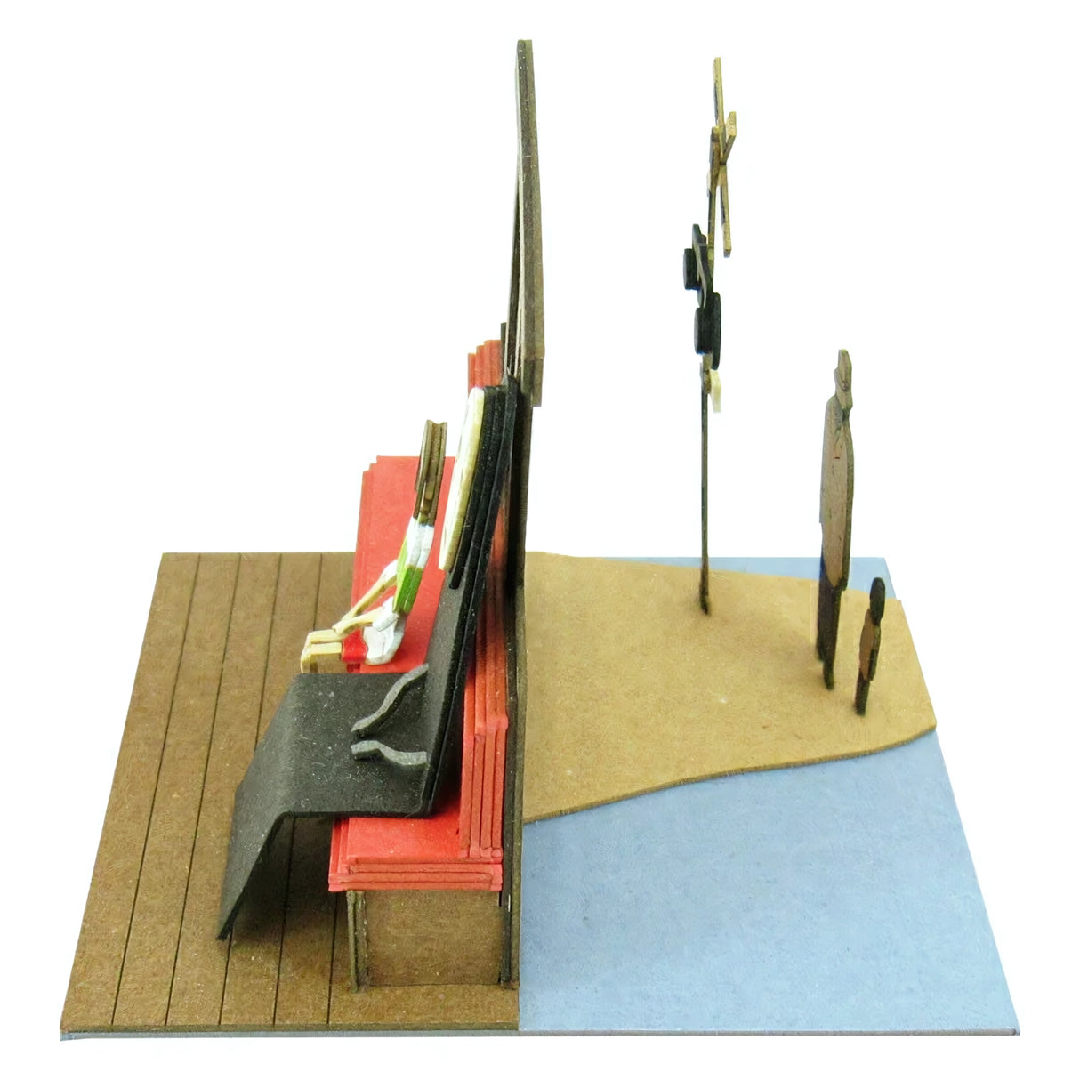 Chihiros Reise ins Zauberland - Die Zugfahrt - Paper Art Box