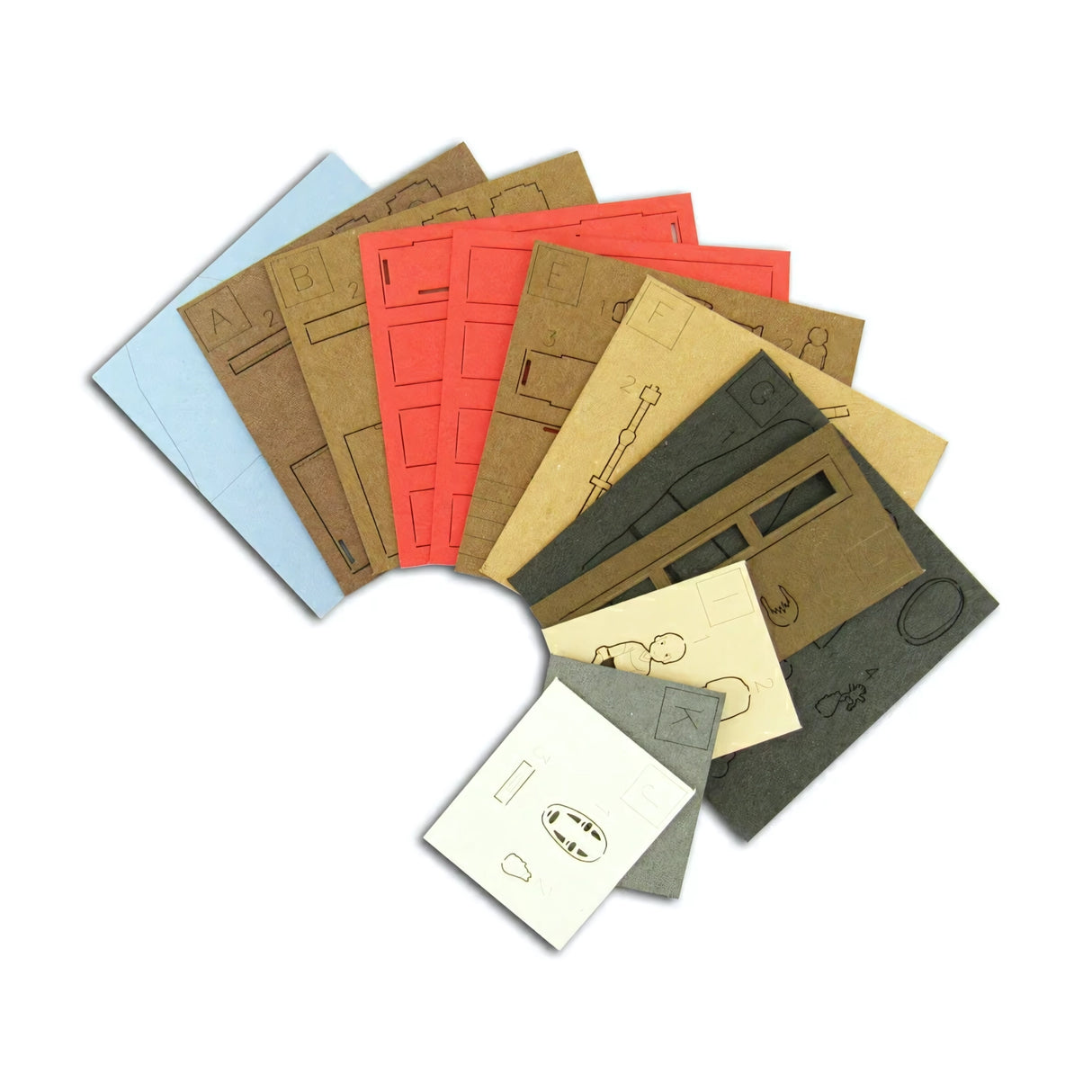 Chihiros Reise ins Zauberland - Die Zugfahrt - Paper Art Box