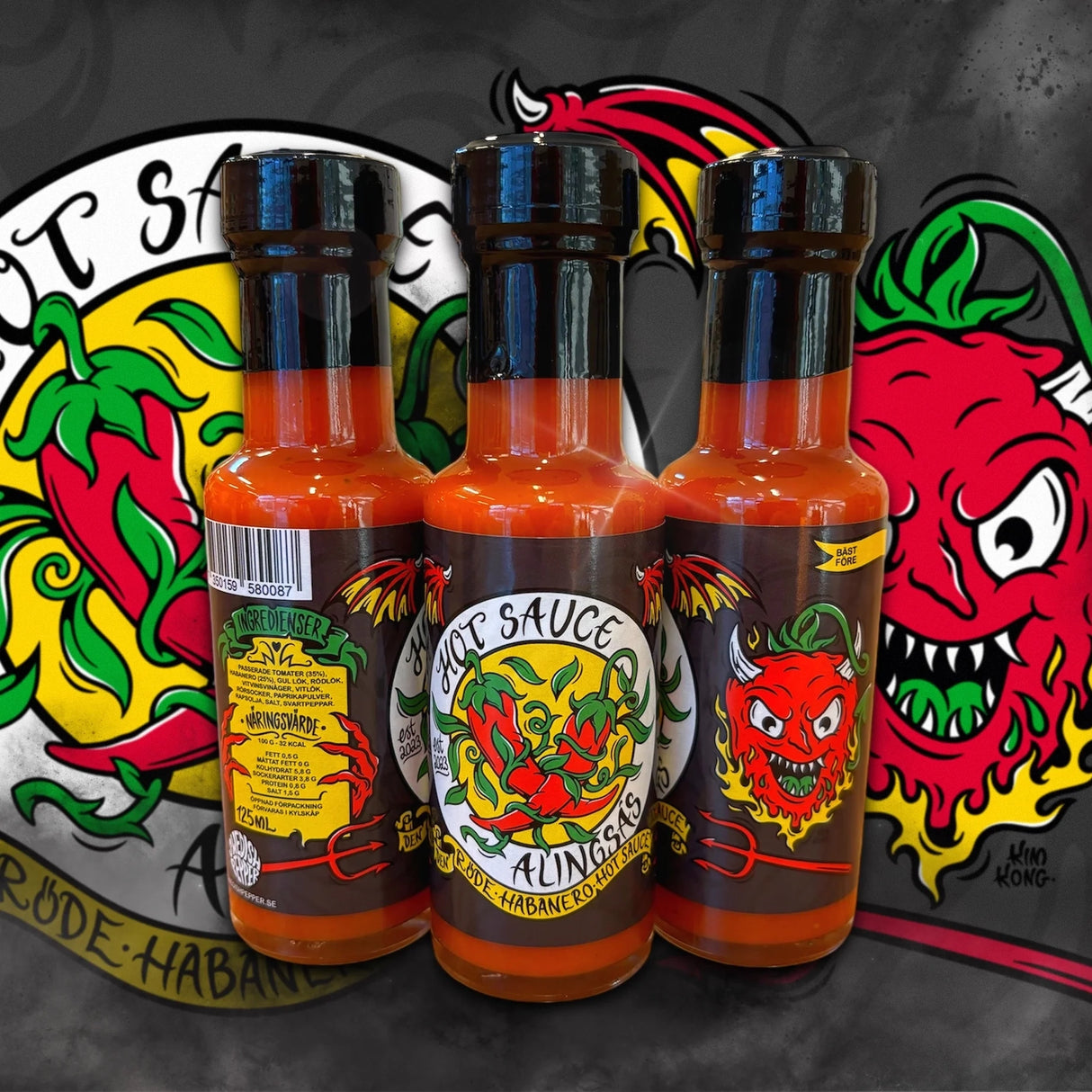 Den Röde (125 ml) - Scharfe Sauce