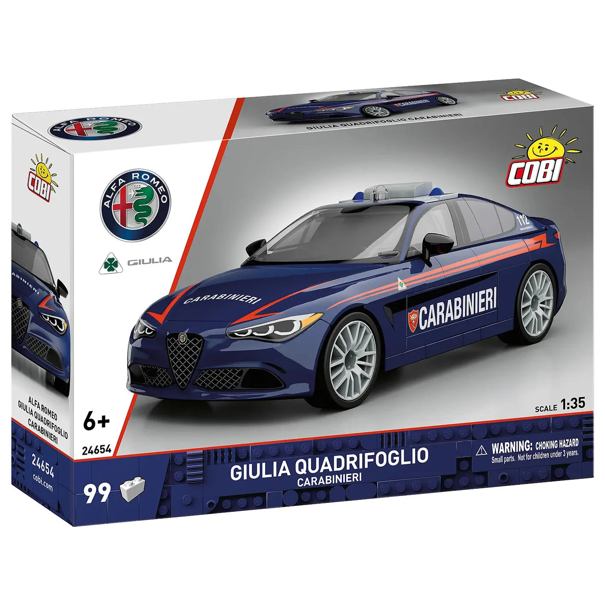 Alfa Romeo Giuilia Quadrifoglio Carabinieri - Klemmbausteine