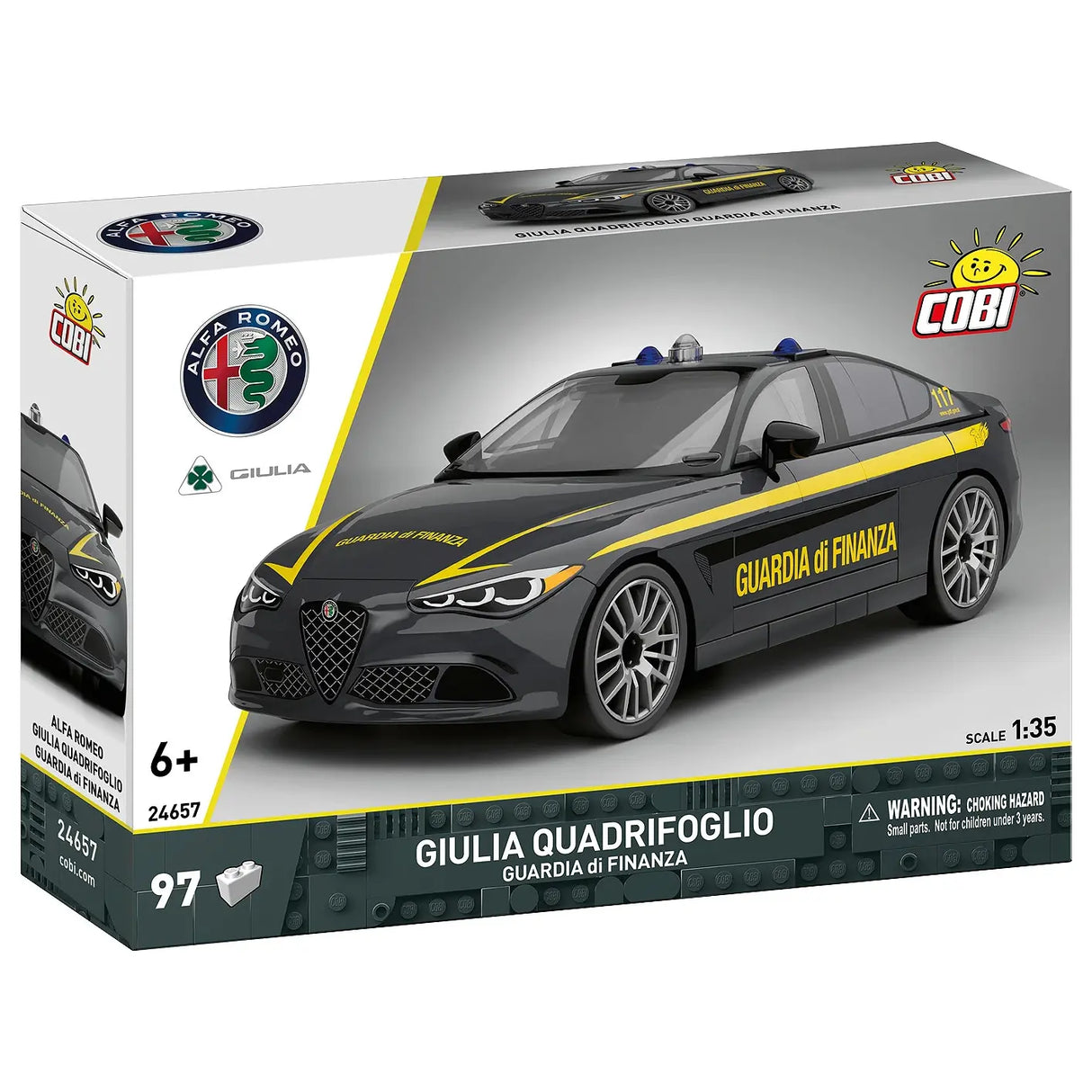 Alfa Romeo Giuilia Quadrifoglio Finanza - Klemmbausteine