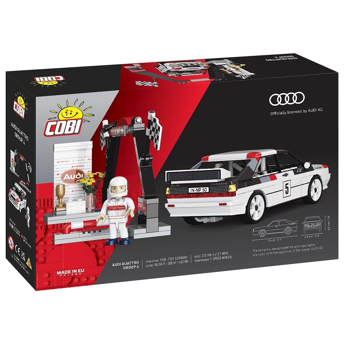 Audi quattro Group 4 - Klemmbausteine