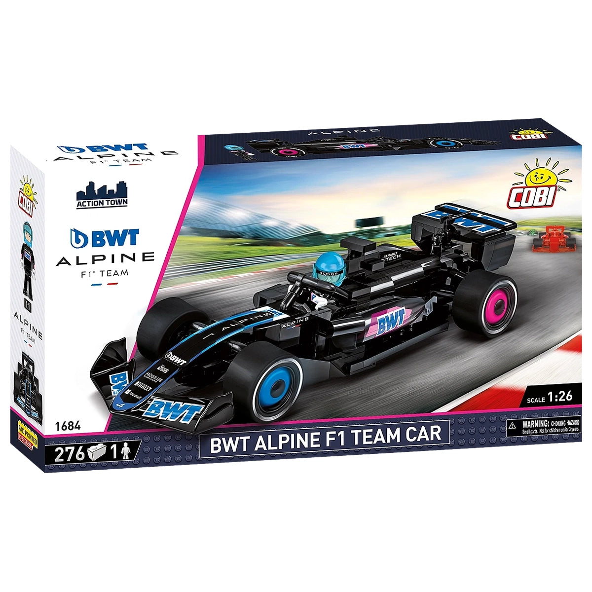 BWT Alpine F1 Team Rennwagen - Klemmbausteine