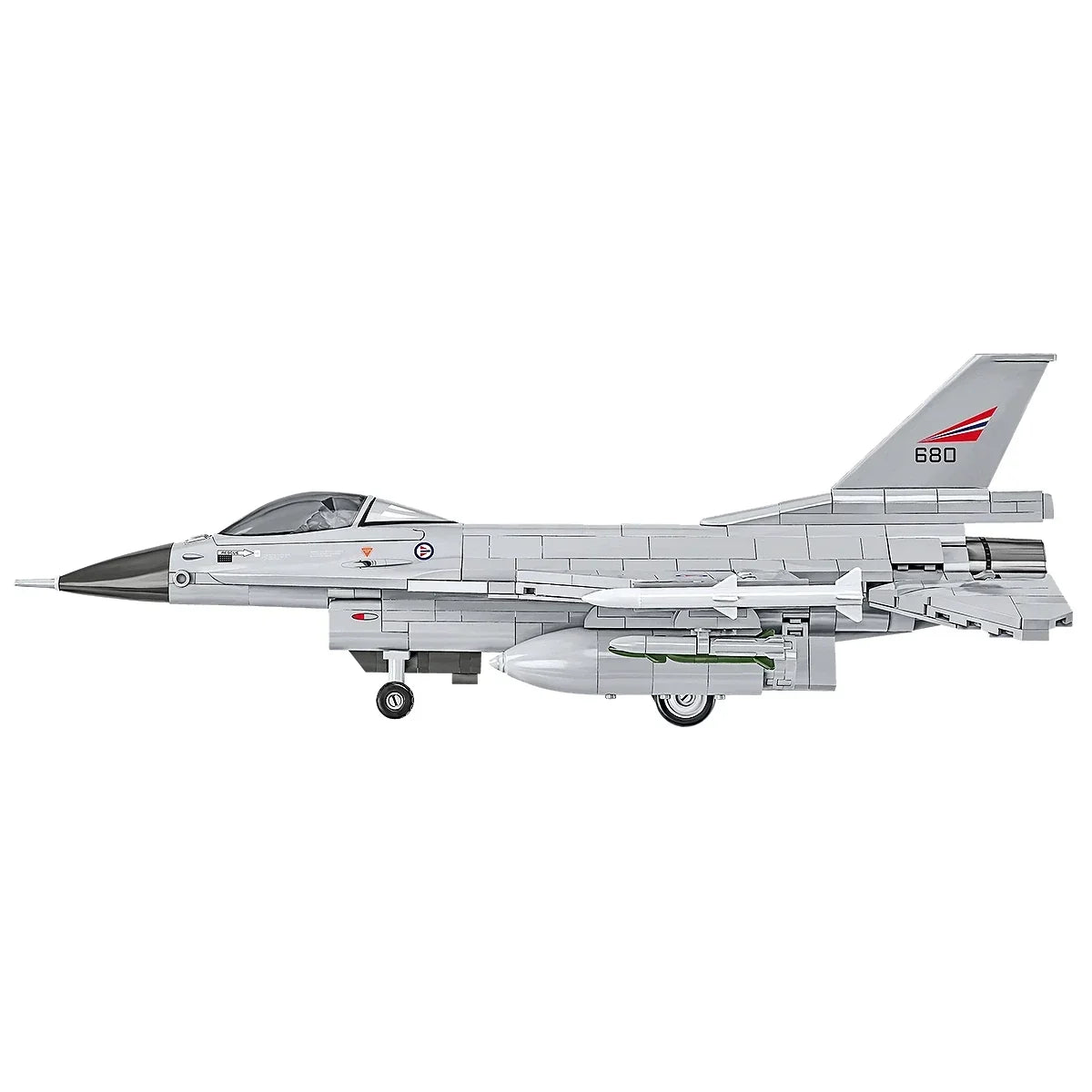 Kampfflugzeug F-16AM Fighting Falcon - Klemmbausteine