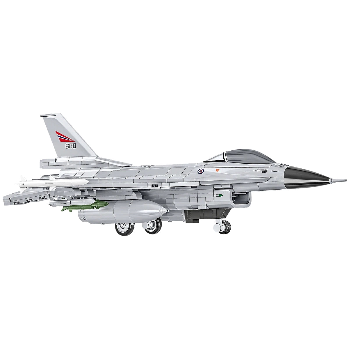 Kampfflugzeug F-16AM Fighting Falcon - Klemmbausteine