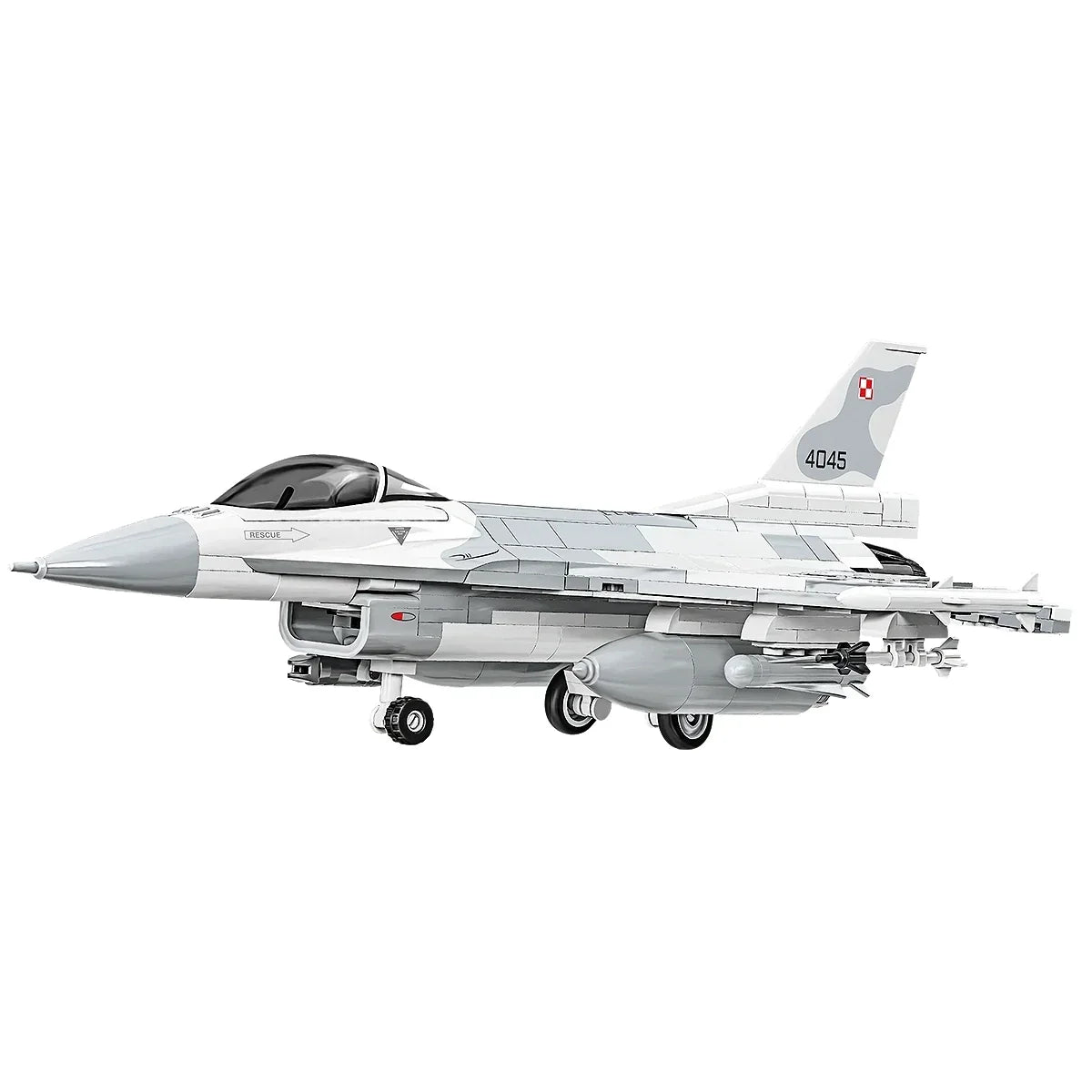 Kampfflugzeug F-16C Fighting Falcon - Klemmbausteine