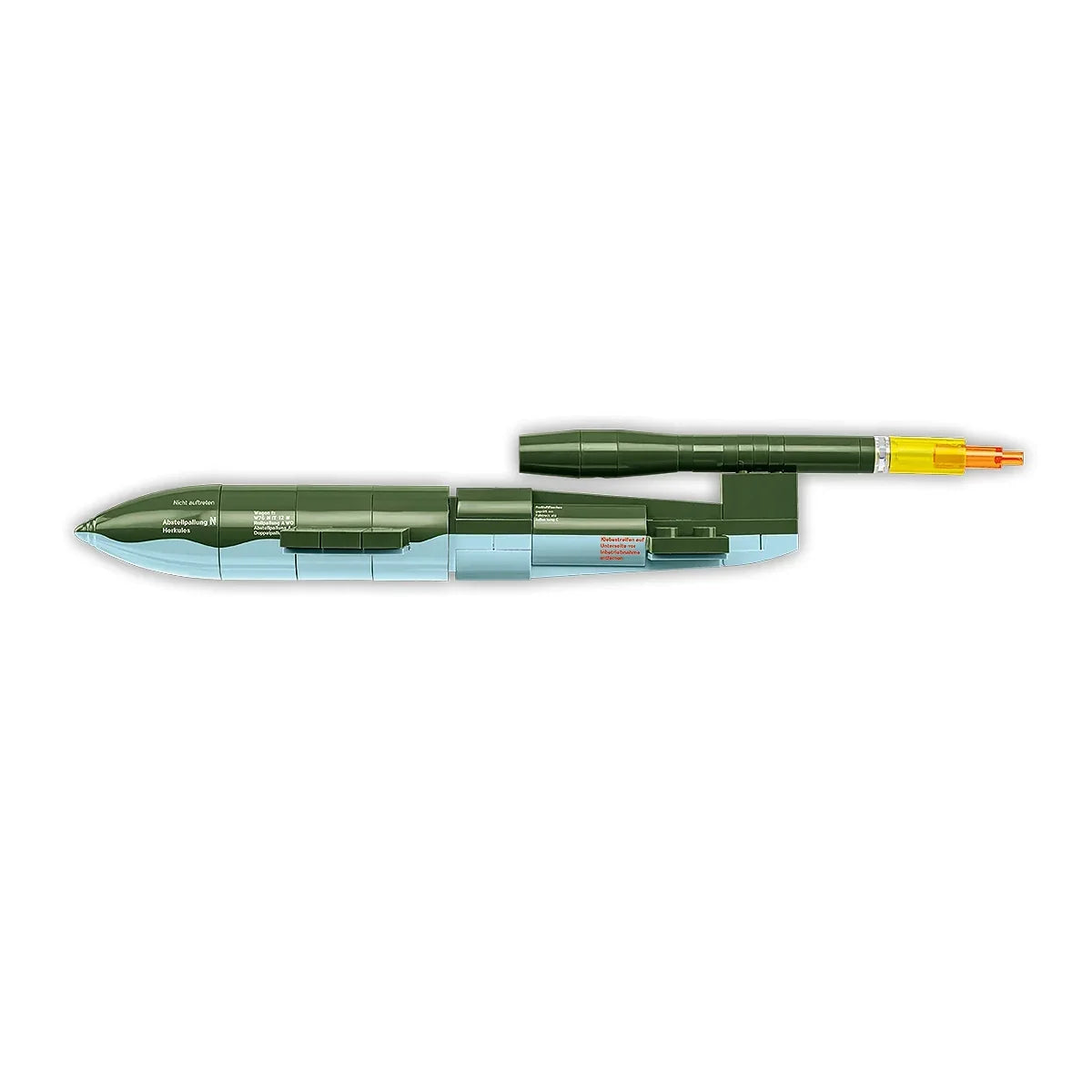 Kampfflugzeug Heinkel HE 111 H-22 mit V1 Rakete - Klemmbausteine