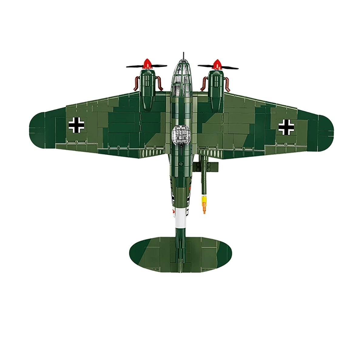 Kampfflugzeug Heinkel HE 111 H-22 mit V1 Rakete - Klemmbausteine