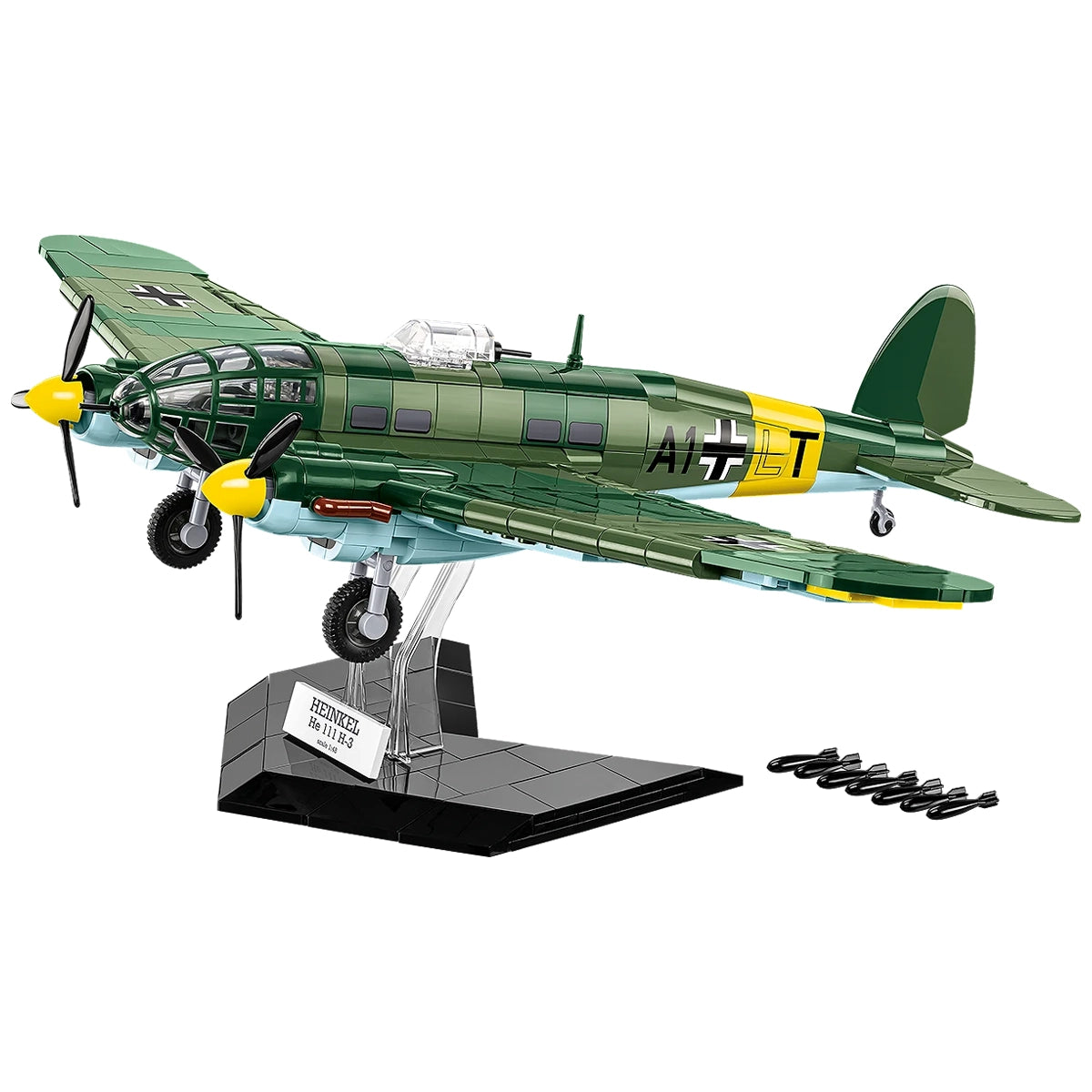 Kampfflugzeug Heinkel HE 111 H-3 - Klemmbausteine
