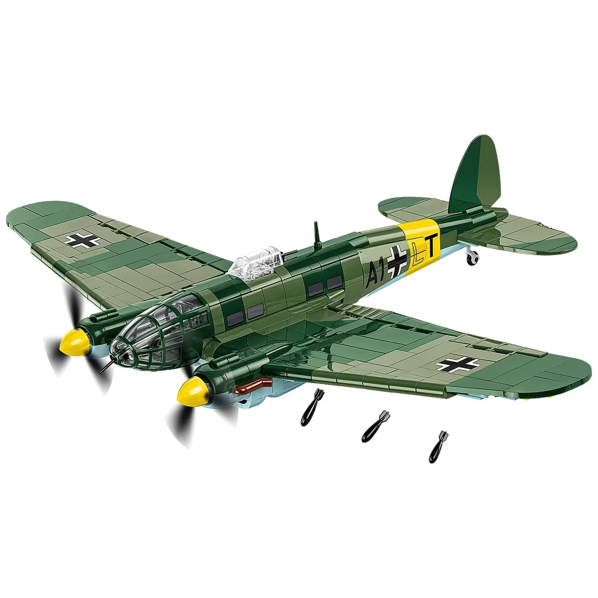 Kampfflugzeug Heinkel HE 111 H-3 - Klemmbausteine