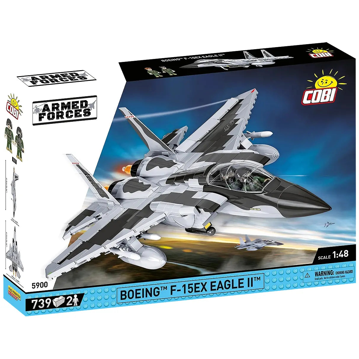 Kampfjet Boeing F-15 EX Eagle II - Klemmbausteine