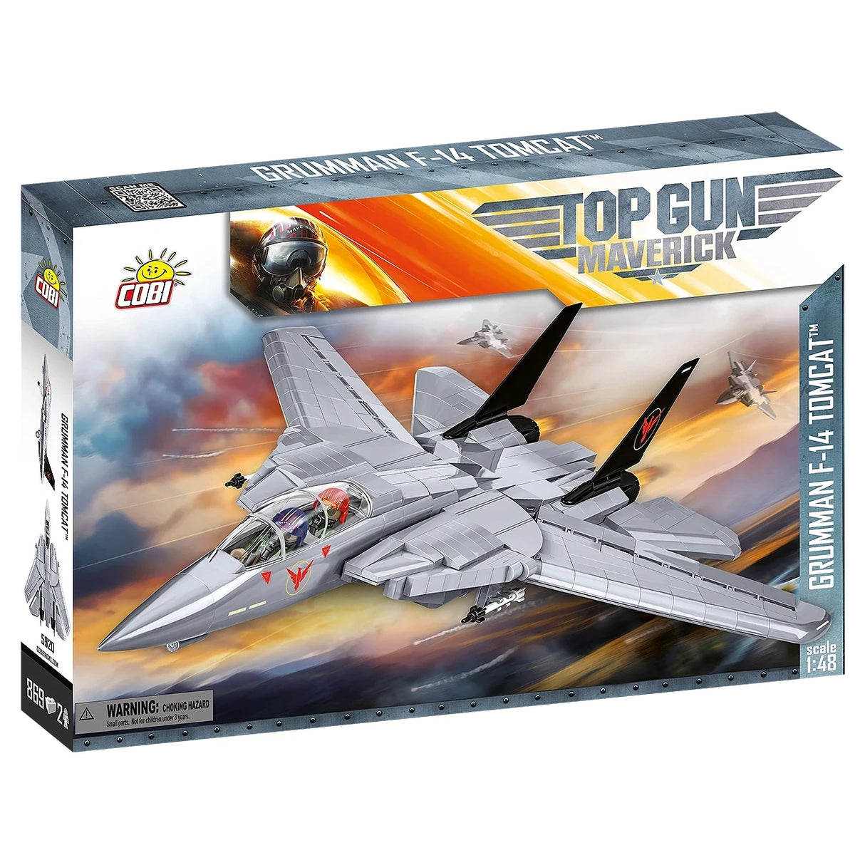 Kampfjet Grumman F-14 "Top Gun Edition" - Klemmbausteine
