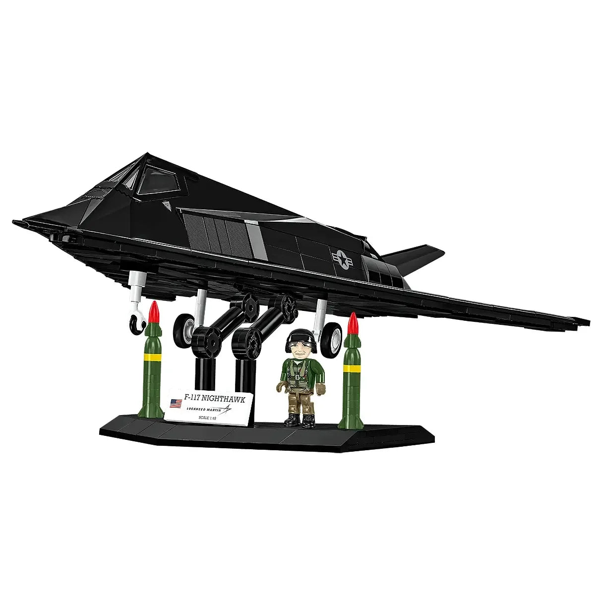 Avion de chasse furtif Lockheed F-117 Nighthawk - Briques de construction