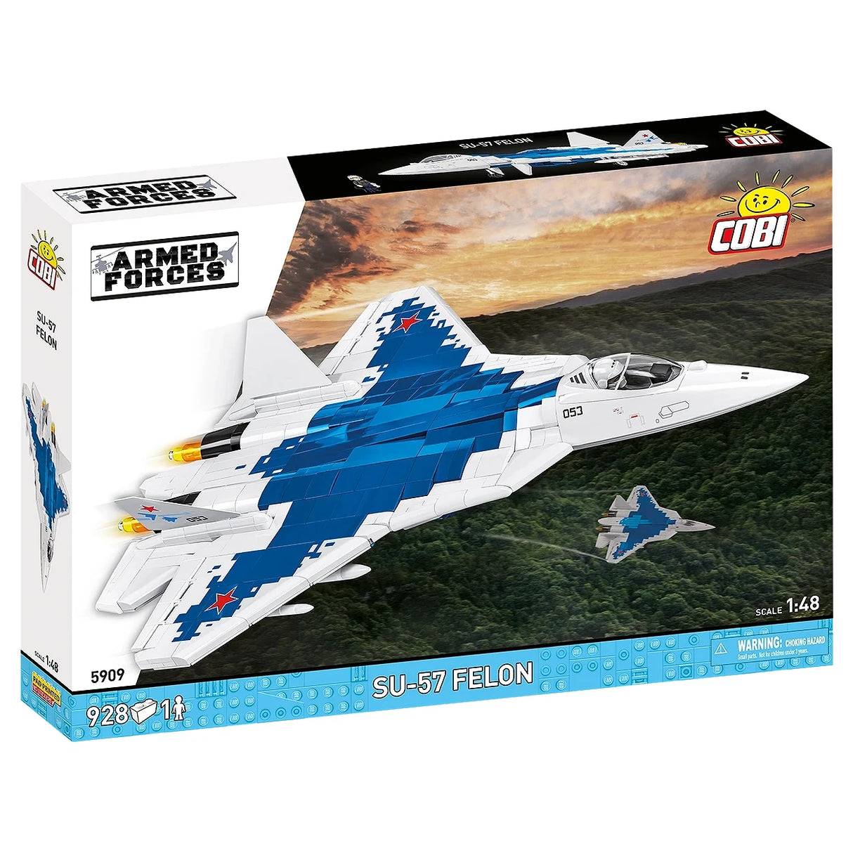 Kampfjet Suchoi Su-57 - Klemmbausteine