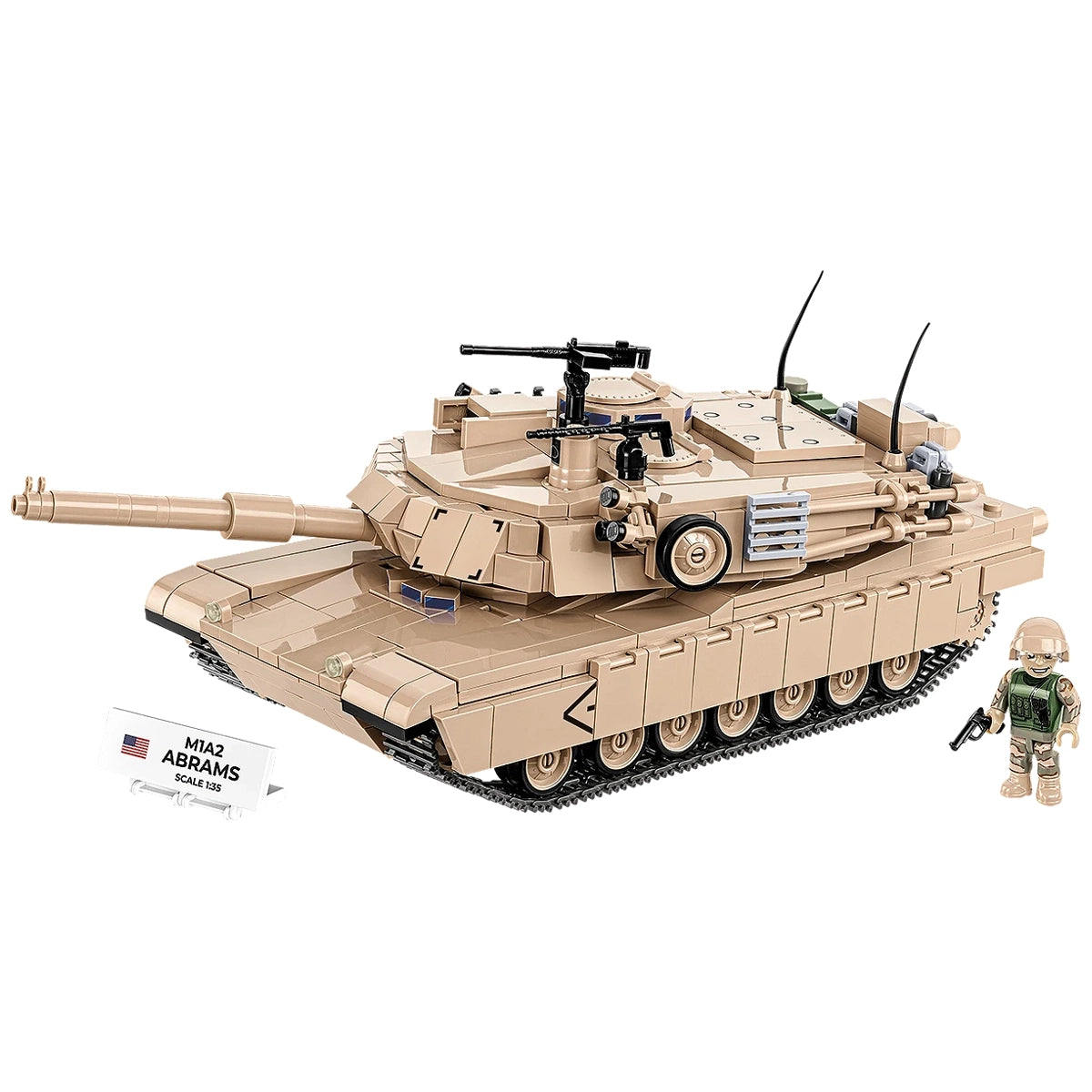Panzer "M1A2 Abrams" - Klemmbausteine