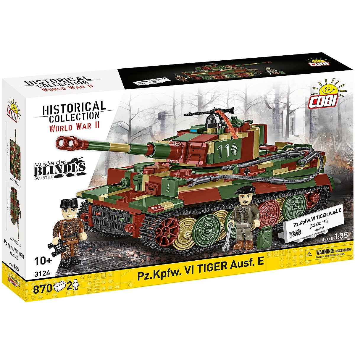 Panzer "Pz.Kpfw. VI Tiger Ausf. E" - Klemmbausteine