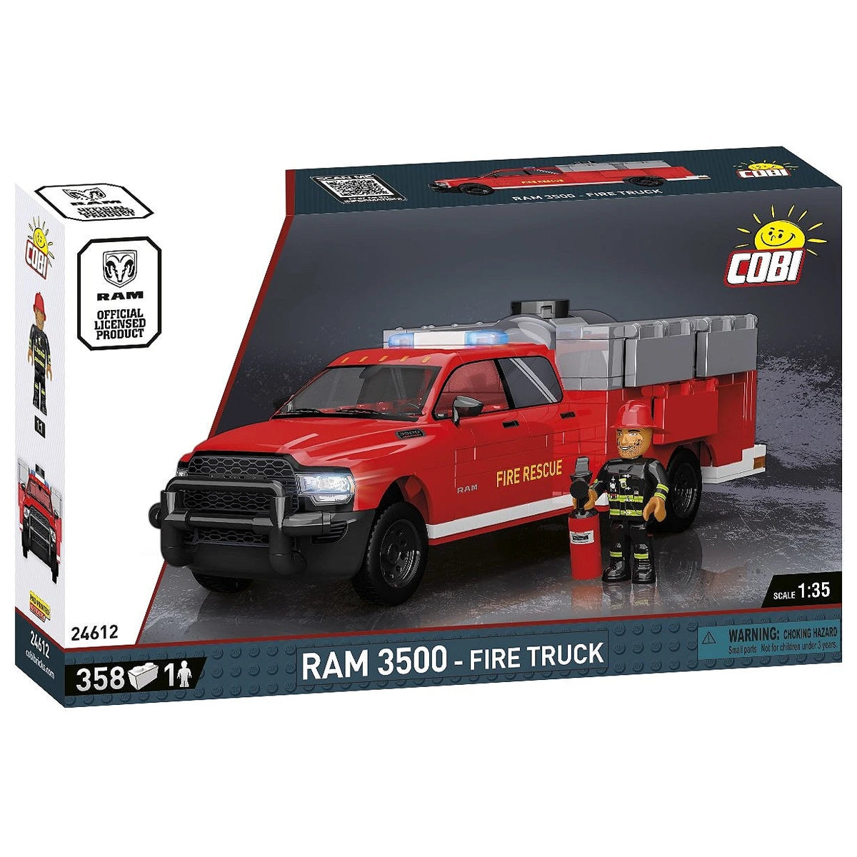 RAM 3500 Feuerwehrtruck - Klemmbausteine