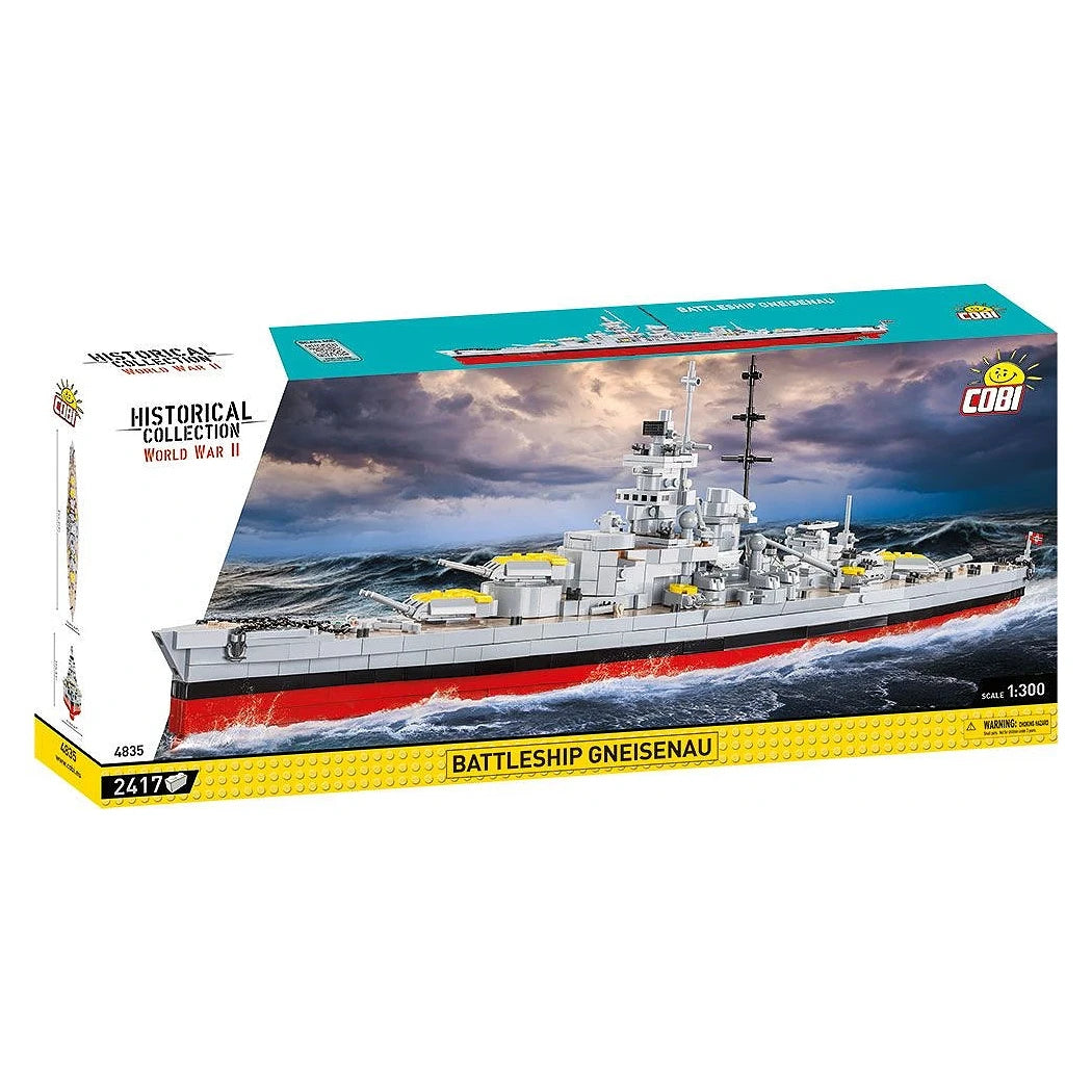 Schlachtschiff Gneisenau - Klemmbausteine