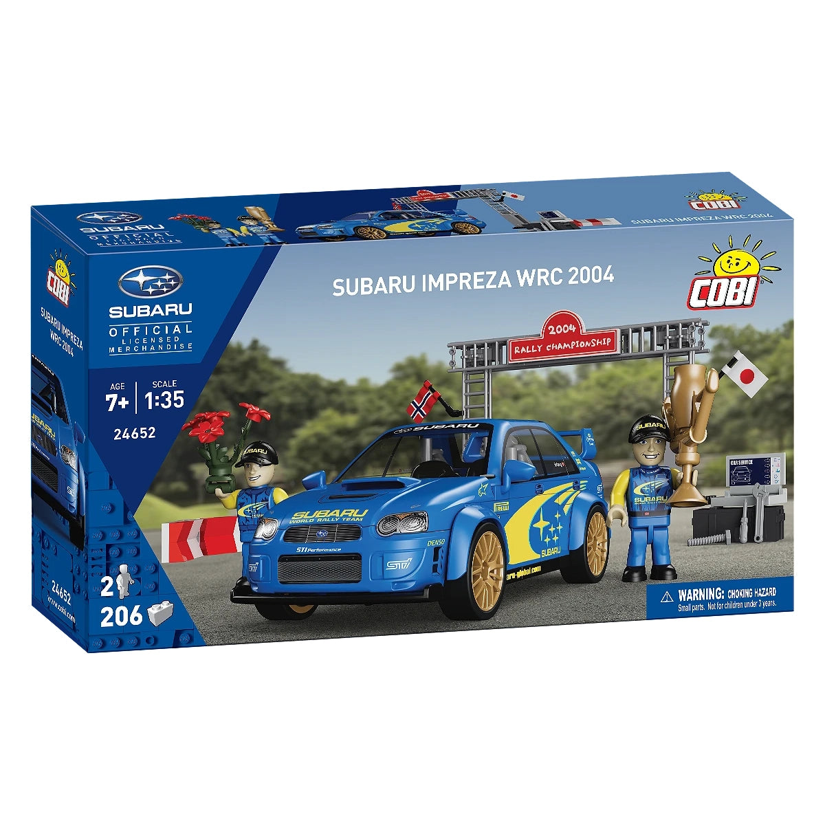 Subaru Impreza WRC 2004 - Klemmbausteine