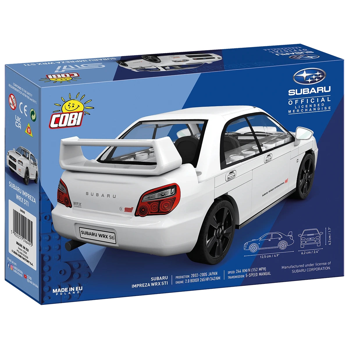 Subaru Impreza WRX STI - Klemmbausteine