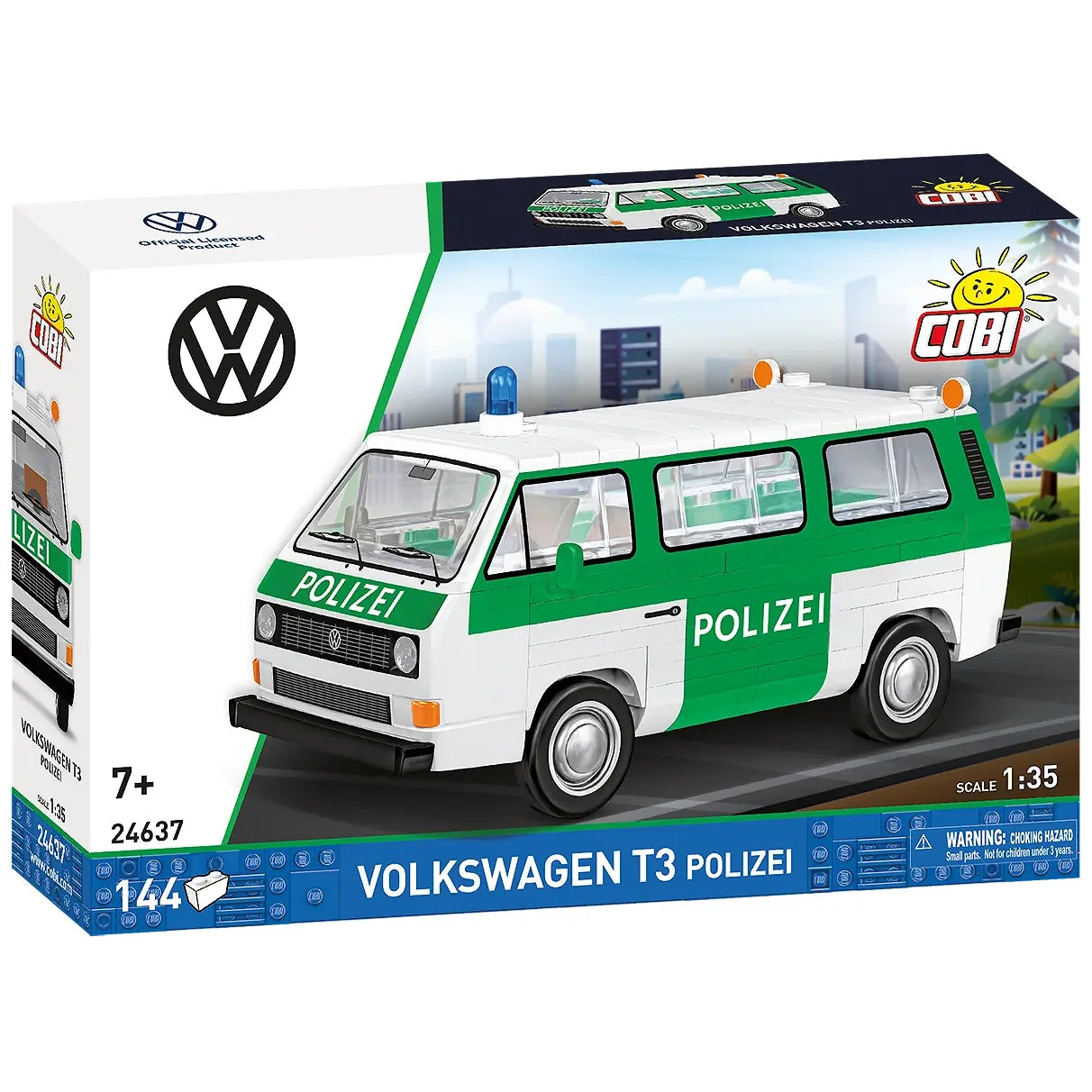 VW T3 Polizei - Klemmbausteine