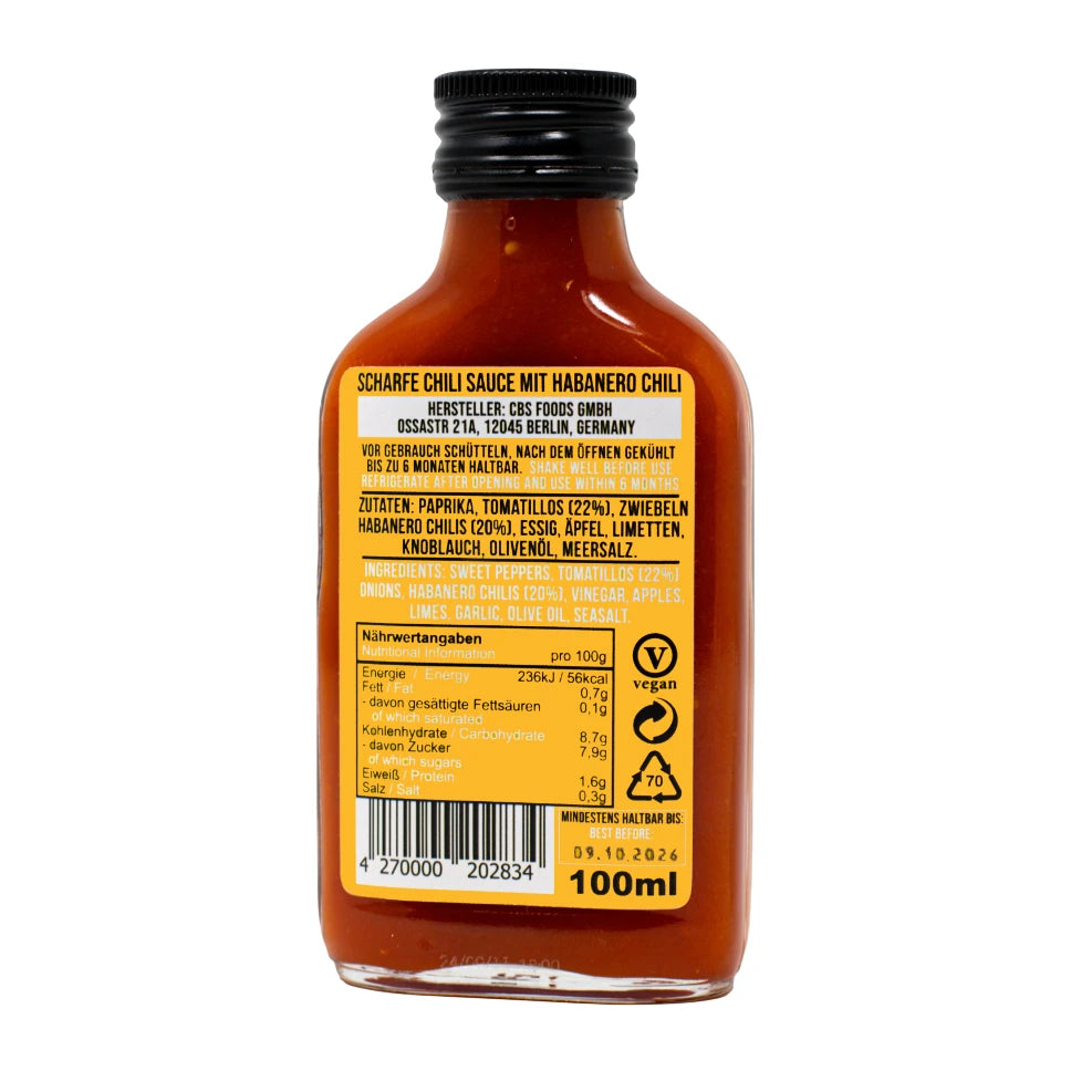 Superhot & Yellow Saucen (6 x 100 ml) - Scharfe Sauce