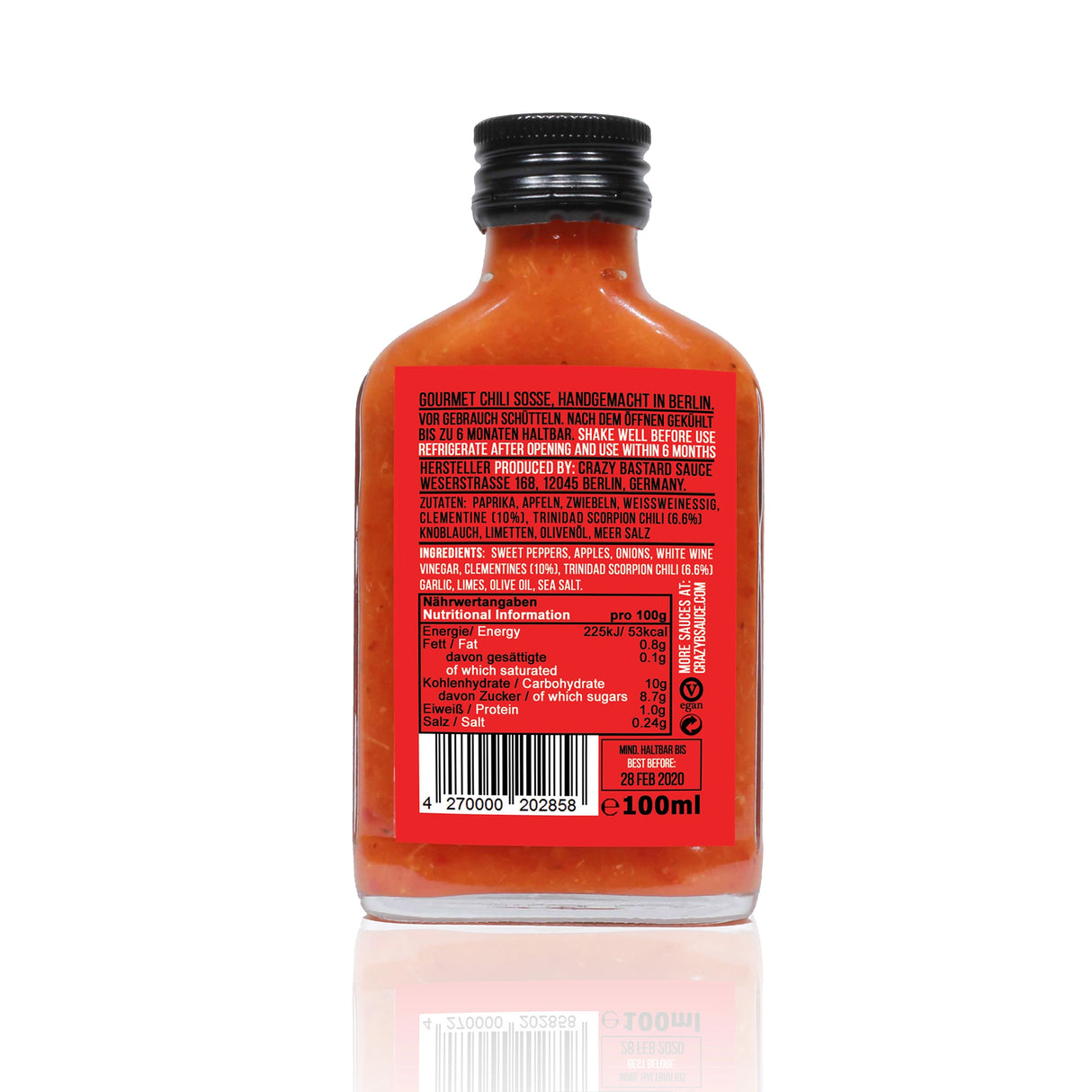 Trinidad Scorpion & Clementine (100 ml) - Scharfe Sauce