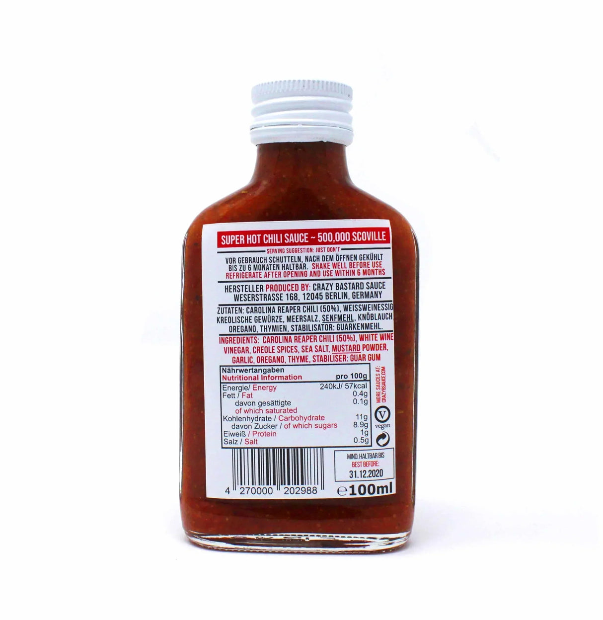Superhot Reaper (100 ml) - Sauce piquante